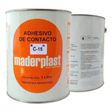 Adhesivo Contacto C-15 Maderplast 1kg P/calzado/tapiceria