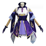 Traje De Fantasia De Keqing Traje De Genshin Impact