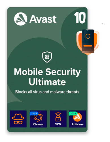 Antivirus Avast Mobile Security Ultimate | 10 Dispositivos