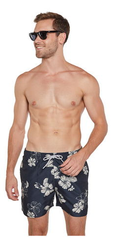Short De Baño Malla Hombre Secado Rapido Importado Flores
