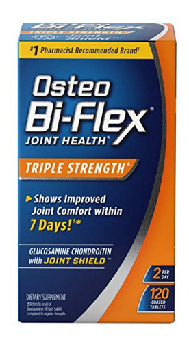Osteo Bi Flex Condroitina De Glucosamina, Triple Fuerza De O Sabor Sin Sabor
