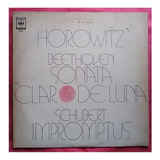 Horowitz Beethoven Sonata Schubert Impromptus Vinilo