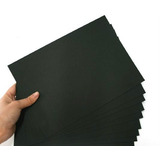 54 Papel Sulfite Preto 180g A5 180gr Tipo Color Plus Grosso