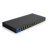 Switch Lgs116 Gigabit Ethernet (10/100/1000) Negro