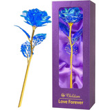 Rosa Artificial Childom Para Regalo San Valentin Azul 