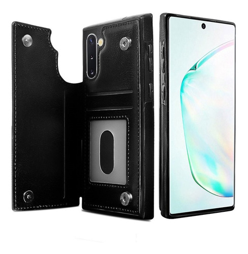 Note 10+ Plus  Note 10 Samsung Galaxy Funda Cartera Kisscase