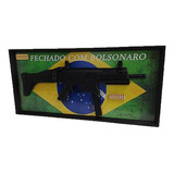 Quadro Decorativo Ctt .40 Fechado Com Bolsonaro