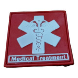 Parche Insignia Pvc  Paramédico Rojo Medical Tactica Full 