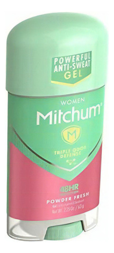 Mitchum Powder Fresh Gel Desodorante Anti-transpirante, 63