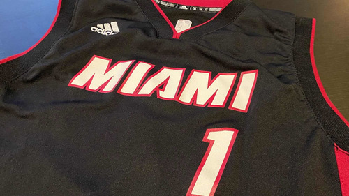 Camiseta Nba Miami Heat - Chris Bosh (1) adidas Original