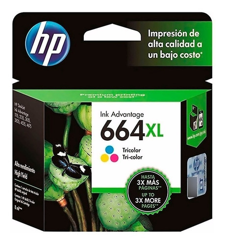 Cartucho Hp 664xl Color Original 2135 4535 4675