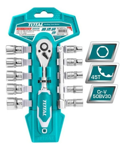 Juego De Copas Ct 1/4 5-14mm 12 Piezas Total Tht14114126