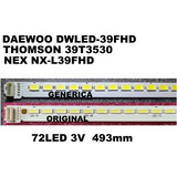 Tira De Led Para Daewoo Dwled-39fhd T52m390354al1et13t35