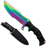 Cuchillo Cazador Huntsman Tactico Csgo Militar Fade Rainbow