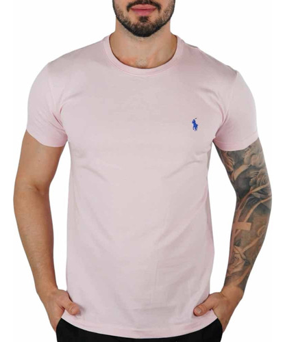 Camiseta Básica Slim Fit Lisa