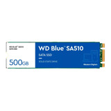 Disco Solido Ssd Interno Wd Blue 500gb M.2 2280 Sa510 Sata 3