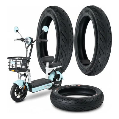 Llanta 60\u002F90-10 Para Bicicleta Electrica Universal (14x2.50) | Envío gratis