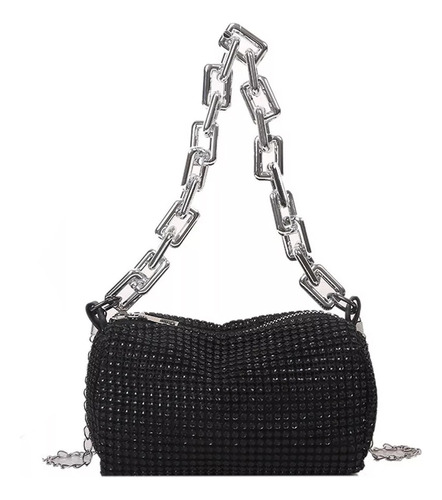 Bolsa Mano Dama Cristales Bandolera Mujer Fiesta Crossbody