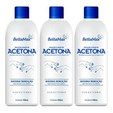 Vegetal Acetona Sem Mancha Kit 1,5lts Esmalte Premium