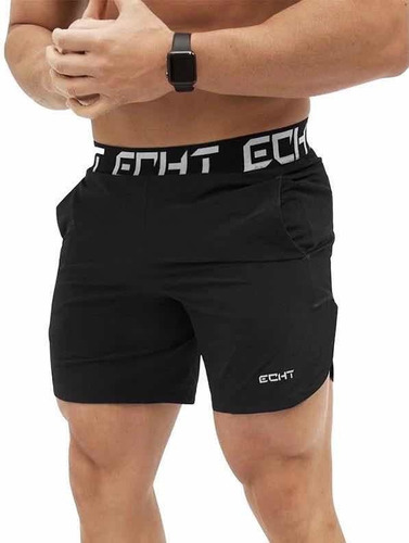 Short Deportivo Elástico Secado Rápido Correr Gym Echt Pret2