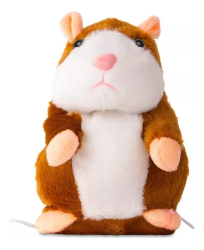 Peluche Interactivo Pugs At Play Hamster Maggy Graba Repite Color Marrón Claro