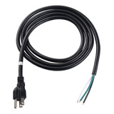 Cable De Alimentación De 3 Clavijas De 14 Awg Con 3 Conducto