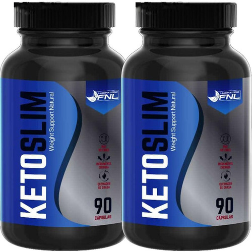 Keto Slim 2 Frascos 90 Caps Quemador Potente Envio Gratis