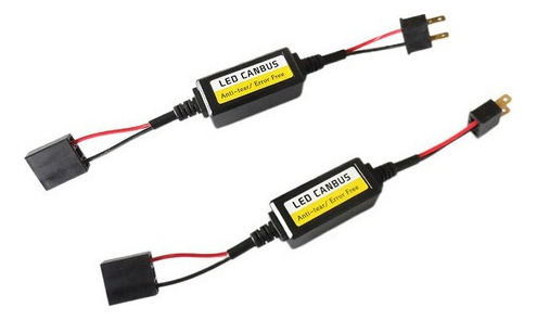 2 Piezas Led Faro Canbus Resistance Noerror Decodificador