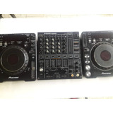 Set Cdj Pioneer 1000 Mk3 Y Mixer Djm 1000 Mk3