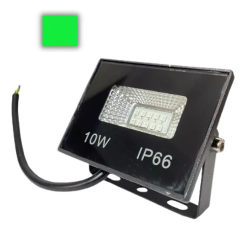 Refletor Holofote 100w Led Smd Verde Aprova D Agua Ip66