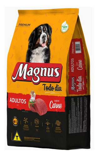 Magnus Premium Todo Día Ração Para Cães Adultos 20kg