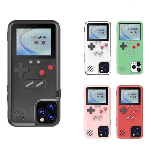 Funda Game Boy Con Pantalla De Colores For iPhone 11 12 13