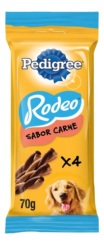 Pedigree Rodeo Snacks Para Perros Adultos Sabor Carne 4un