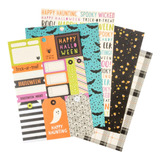 Block Papel Decorativo Happy Halloween 6  Scrapbook Importad