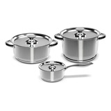 Batería De Cocina 6 Piezas Acero 430-6ss Wens