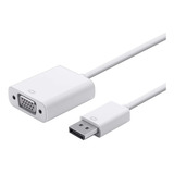 Monoprice Adaptador Activo Displayport 1.2a A Vga, Blanco (.