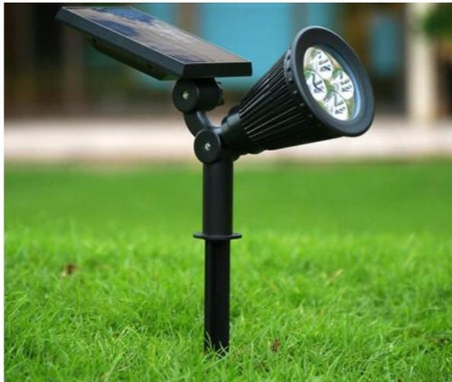 Kit 20 Luminária Solar 15w Espeto Jardim Super Led Verde