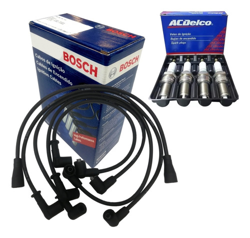 Kit Cables Y Bujias P/ Fiat Duna Uno 147 Spazio Motor Tipo