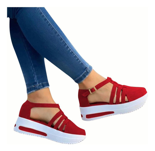 Zapatos De Plataforma Casuales Transpirables Para Mujer