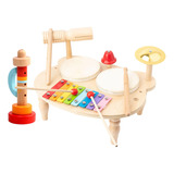Conjunto De Tambor De Bebê Infantil Montessori, Instrumento