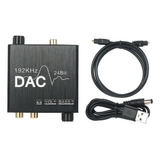 Convertidor De Audio Digital A Analógico 192khz 24bit Dac Co