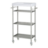 Ikea Carro Organizador Profesional Acero Inoxidable Grundtal