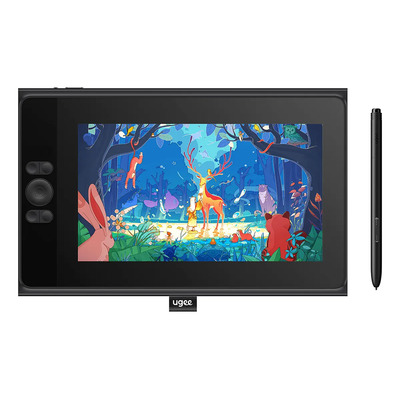 Ugee UE12 tableta gráfica con pantalla 11.6 pulgadas lápiz sin batería compatible con windows mac android chrome linux negro | Envío gratis