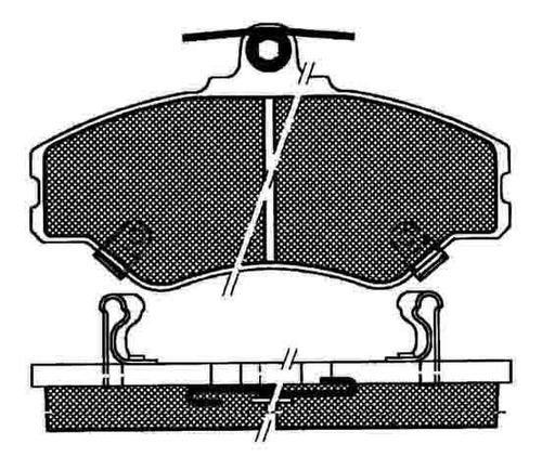 Pastillas Freno Para Hyundai H100 2.5 D 95/96 Delantera Icer Foto 2