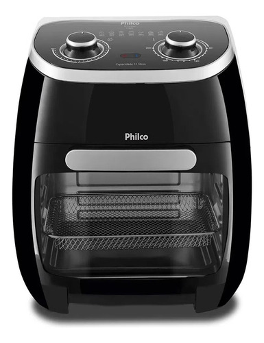 Fritadeira Air Fry Philco 11 Litros Oven Preta Pfr2000p 220v