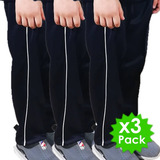 3 Pantalón Pants Uniforme Escolar Sport Tock Talla 4 A 16