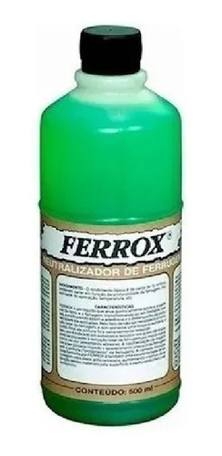 Removedor De Ferrugem Ferrox 500ml Convertedor