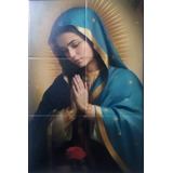 Imagen Virgen De Guadalupe En 6 Azulejos 30x45 Cms.