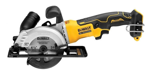 Sierra Circular Eléctrica Inalámbrica Dewalt Dcs571b 115mm Negra Y Amarilla