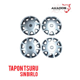 4 Tapones Gris Tipo Original Nissan Tsuru Iii R13